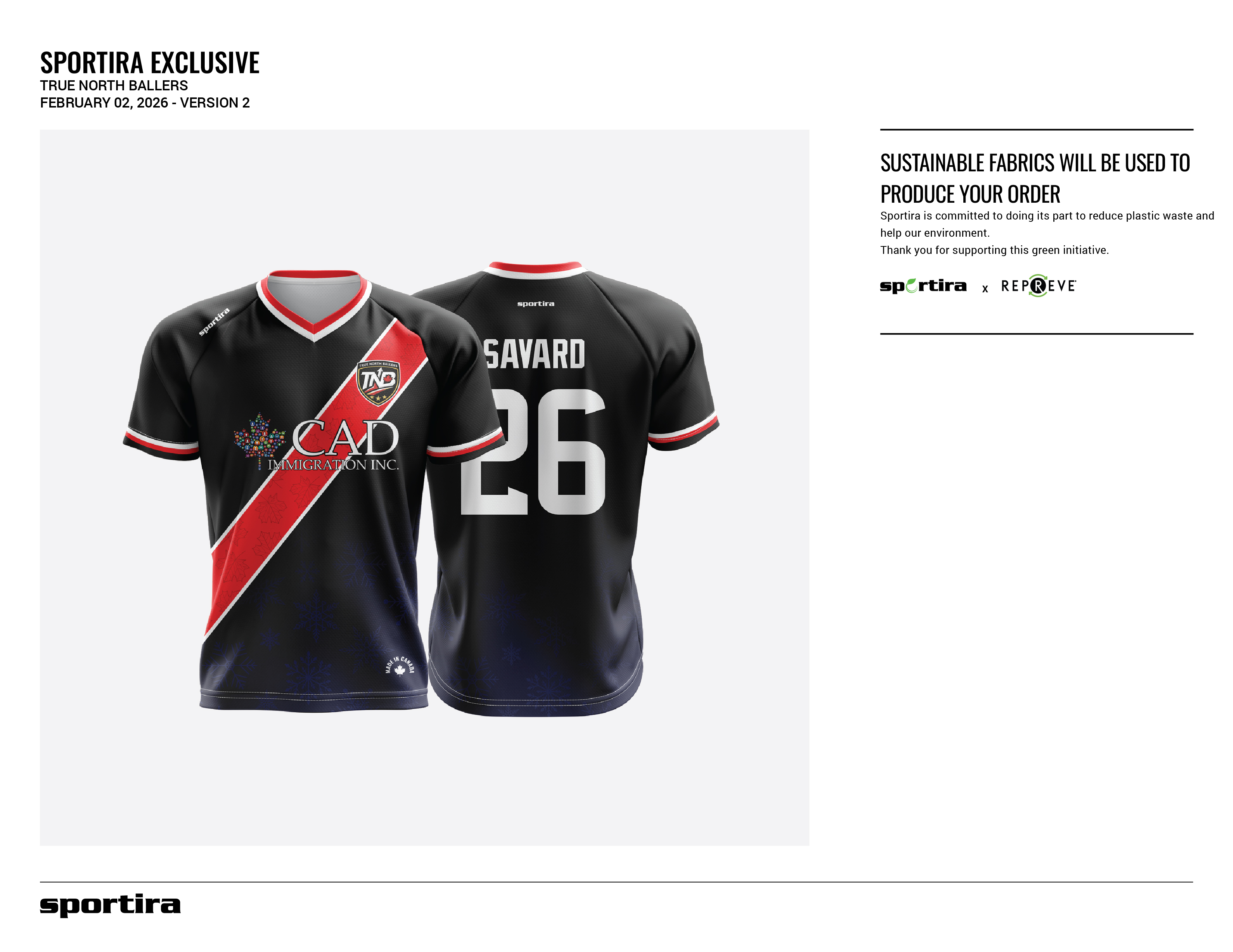 TNB x Sportira Match Jersey